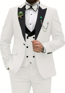Trajes Azul Rey para <span class=keywords><strong>Hombre</strong></span>, Corte Entallado, 3 Piezas, <span class=keywords><strong>Traje</strong></span> de <span class=keywords><strong>Hombre</strong></span> para <span class=keywords><strong>Boda</strong></span>, Fiesta de Graduación, Negocios - Product Image 4