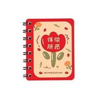 Kleines Festivalgeschenk Niedliches Mini Tragbares Loseblatt-Spiralnotizbuch Blanko-Planer Großpackung 80 Blatt Werbeartikel