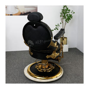 Chaise de barbier en cuir Senior pour hommes Conception de levage rotative spéciale pour les salons de beauté et de coiffure - Product Image 3