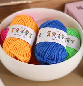 100% acrylic Tự làm các loại bóng trọng lượng tùy chỉnh kinh nghiệm với nhuộm Spun sợi các loại bóng thiết kế - Product Image 5