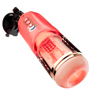 Dispositivo de Masturbación Masculino Eléctrico Retráctil Automático, Tipo Copa, a Prueba de Agua, con Textura Realista - Product Image 1