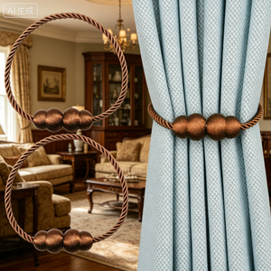 Attache-<span class=keywords><strong>rideau</strong></span> magnétique en forme de calebasse nordique de qualité supérieure, très vendue, <span class=keywords><strong>pour</strong></span> la décoration des fenêtres de la maison - Product Image 1
