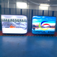 Cabina de DJ LED a Todo Color con Energía Colorida, Pantalla LED para Festivales de Música, Mesa de DJ con Forma Personalizable para Conciertos y Eventos