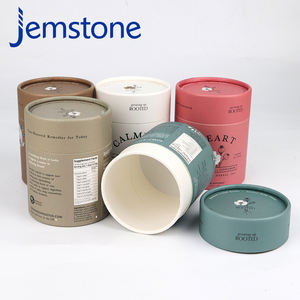 บรรจุภัณฑ์กล่องกระดาษคราฟท์ทรงกระบอกแบบกำหนดเองสำหรับเก็บชาแบบซอง พร้อมวัสดุเกรดอาหารที่เป็นมิตรกับสิ่งแวดล้อม - Product Image 5