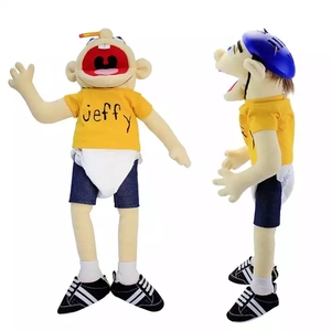 Muñeco de Peluche Personalizado HY, Muñeco de Ventriloquismo, Juguete de Peluche, Regalo para Niños, 60 cm, Muñeco de Mano Grande de Jeffy Boy, Muñeco Suave para Niñas - Product Image 4