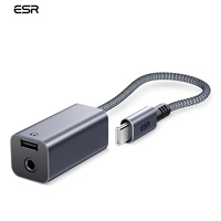 Protector de cable adaptador ult-unite OEM ODM ESR modelo 01 USB tipo-c hembra a macho de 2 a 2,