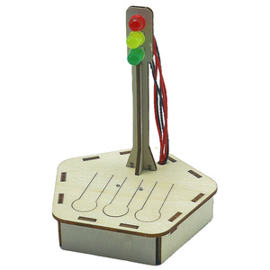 Kit de feux de circulation STEM DIY OKYN-A6043 Apprenez les circuits de base et la programmation pour les débutants - Product Image 1