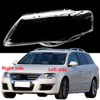 Cubierta de Lente de Faro Delantero para Volkswagen VW Passat R36 Magotan B6 2006-2011, Carcasa Transparente de Plexiglás para Faro Delantero