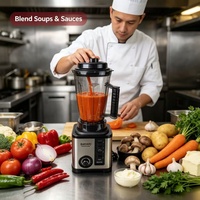 Mixeur alimentaire électrique multifonctionnel pour le comptoir, idéal pour mélanger les fruits