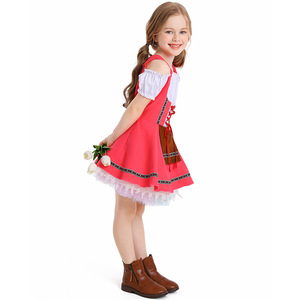 <span class=keywords><strong>Costume</strong></span> di Halloween XJ - Abito per Spettacoli del Festival della Birra Tedesco per Bambini - Gonna Corta Multicolore - Product Image 4
