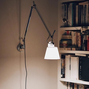 Vintage Italian for Artemide Telescopic Wall <b>Lamp</b> Warm White CCT for Living Room <b>Study</b> Bedroom Bathroom Use-for Bedside Reading - Product Image 6