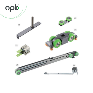 OPK Jewelry Cửa Kính Đồ Nội Thất Hàng Đầu Treo Mềm Đóng Van Điều Tiết Chuyển Động Chậm Trượt Con Lăn - Product Image 3