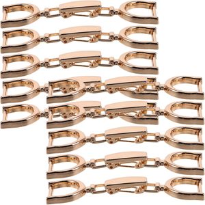Pcs Gold Metal D Ring Buckles <b>Purse</b> Strap Hardware Adjustable Handbag Clasp Hooks DIY Bag Decorative Fasteners For Craft Sewing - Product Image 1