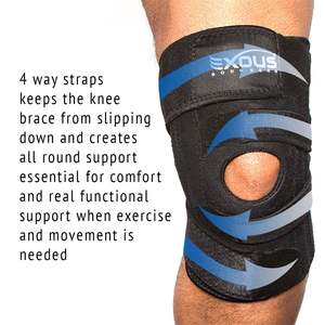 <span class=keywords><strong>Rodillera</strong></span> con estabilizadores laterales Diseño antideslizante-Comodidad mejorada Ayuda con problemas de rótula Problemas de ligamentos - Product Image 5