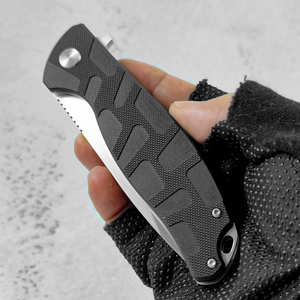 Navaja de Bolsillo Plegable Táctica EDC de Acero 8CR14 con Mango G10, para Supervivencia, Caza y Camping al Aire Libre, con Clip - Product Image 5