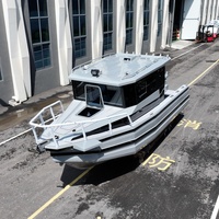 Bateau de pêche en mer en aluminium 2025, grande cabine, design néo-zélandais durable, 25 pieds (7,8 m), à vendre