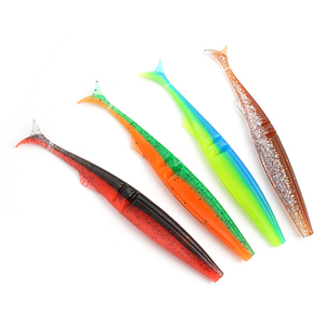 12cm/10g đa phần t đuôi mềm Bug lure cho miệng lớn bass và crappie câu cá mềm lure cho nước mặn câu cá - Product Image 3