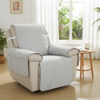 Housse de fauteuil inclinable en polyester avec logo personnalisé, coussin protecteur antidérapant, respirant, lavable, écologique, anti-salissures