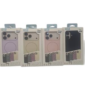 <span class=keywords><strong>Coque</strong></span> de téléphone portable de série fine magnétique en silicone de <span class=keywords><strong>marque</strong></span> de luxe avec protecteur de caméra pour Apple 17promax - Product Image 5