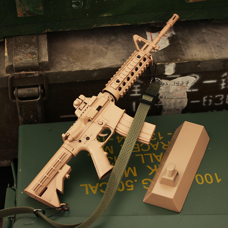精巧1/3スケール　ミニチュアライフル　AR15　M4 タンカラー 精巧1/3スケール ミニチュアライフル AR15 タンカラー