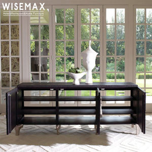 WISEMAX — meuble de luxe à 3 portes avec pied en métal doré, <span class=keywords><strong>armoire</strong></span> de télévision moderne pour salon, buffet de maison - Product Image 3