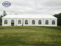 Tente de réception COSCO personnalisée 10x20 20x30, tente de mariage, tente de fête, structure en alliage d'aluminium, grande tente extérieure pour événements