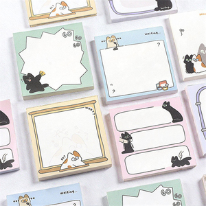 Custom Logo Printed Self-Adhesive <b>Memo</b> <b>Pads</b>, 11.5x7cm Modern Personalized Paper Notes, Bulk Business Stationery Wholesale - Product Image 3