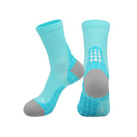 Chaussettes de sport professionnelles OEM personnalisées avec logo, antidérapantes, durables, à séchage rapide, avec coussinets, pour la course à pied, la randonnée et le cyclisme