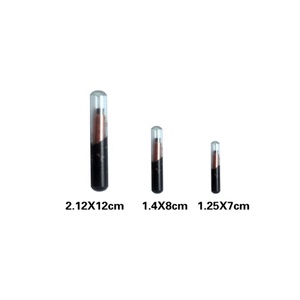ไมโครชิป RFID แบบฝังขนาดเล็ก 134.2kHz FDX-B EM4305 สำหรับสัตว์เลี้ยง เช่น สุนัข แมว ปลา หนู แกะ  พร้อมแคปซูลไบโอกลาส ขายส่ง - Product Image 2