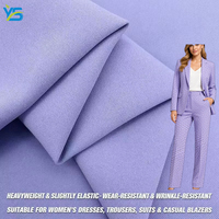 Tissu 100% polyester de qualité supérieure, tissu Morgans mat, résistant aux plis, lisse, drapé, tissé, pour pantalon de costume femme