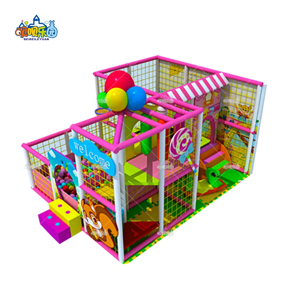 Kid Fun Indoor Playground Soft Play Equipment Theme Park Amusement Games for Fun and Fitness