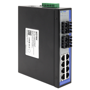 UOTEK-Conmutador Ethernet POE gestionado Gigabit, 12 puertos, 48V, voltaje, carril Din, con IEEE <span class=keywords><strong>802.1x</strong></span>, estándar, - Product Image 1
