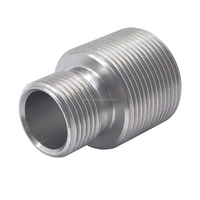 Adaptador de Rosca para Filtro de Aceite de Acero Inoxidable Mecanizado por CNC 13/16-16 1 1/8-16, Adaptador de Filtro de Motor por Electroerosión por Hilo para Volvo 4