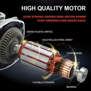 Amoladora angular de velocidad Variable eléctrica de 110V/220V, máquina pulidora, herramientas eléctricas - Product Image 2