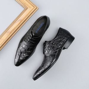 Blue Elegance Mens Walking Shoes Durable Rubber Sole Square Toe Metal Buckle Casual Leather One-step Loafers - Product Image 1