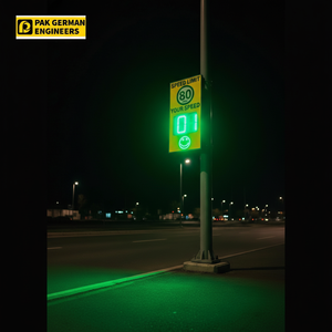 Affichage de la vitesse d'approche du véhicule |   Signalisation LED basée sur le radar - Product Image 1