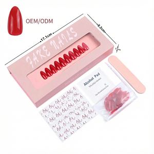 Juego de 10 Uñas Postizas de Alta Gama, Estilo Estético Puro, Manicura con Brillo y Purpurina, Puntas de Uñas Francesas con Efecto Ojo de Gato - Product Image 6