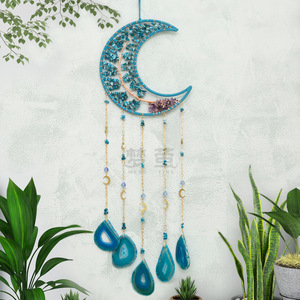 2025 nouvelle <span class=keywords><strong>pierre</strong></span> de cristal d'agate naturelle capteur de rêves haut de gamme arbre vie carillon éolien suspendu décoration <span class=keywords><strong>pierre</strong></span> précieuse pour chambre luxueuse - Product Image 6