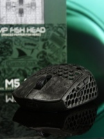 Mouse Nirkabel High Appearance Darmoshark M5 AIR Tri Mode 31g Ringan Paw3950 8000Hz Gaming Mouse untuk Kantor dan Gaming