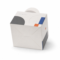 Caja de Cartón Plegable Biodegradable al por Mayor con Logotipo Personalizado para Galletas, Donuts, Pasteles y Bizcochos