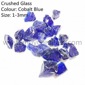 9-12mm azul cobalto Vidrio triturado de <span class=keywords><strong>terrazo</strong></span> - Product Image 3