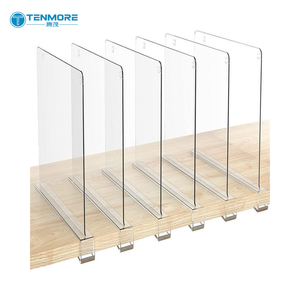 Divisor Transparente Premium para Bolsos en Armarios, Organizador <span class=keywords><strong>de</strong></span> Bolsos <span class=keywords><strong>de</strong></span> Plástico para Estantes, Estuche Divisor Transparente Estético - Product Image 1