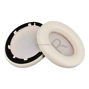Heißer Verkauf Neue Ersatz-Ohrpolster aus Proteinleder mit Geräuschunterdrückung, Hochwertige Weiche Ohrpolster für <span class=keywords><strong>QCY</strong></span> H3 <span class=keywords><strong>Pro</strong></span> Kopfhörer - Product Image 1