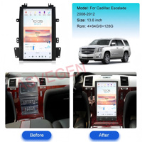 MEILLEURE Radio Android Tesla pour Cadillac Escalade 2008-2012 Lecteur multimédia de voiture Lecteur DVD de voiture Android Navigation GPS