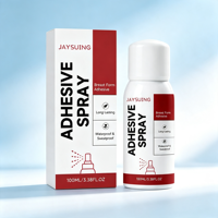 Spray adhésif pour prothèse mammaire, imperméable, résistant à la transpiration, longue durée, adhésif sûr pour la peau, pour prothèse mammaire en silicone, 100 ml