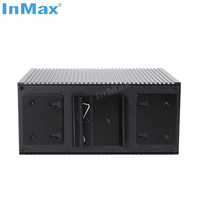 Commutateur de réseau industriel 10G PoE 4X10G SFP + et 8x10/100/1000 ports BaseT(X) commutateur ethernet industriel géré