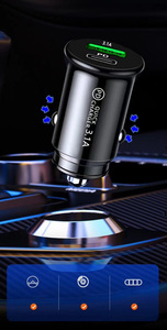 อะแดปเตอร์ชาร์จในรถยนต์แบบ USB พอร์ต Type C 3.1A 15W ชาร์จเร็วสำหรับโทรศัพท์มือถือ iPhone - Product Image 3