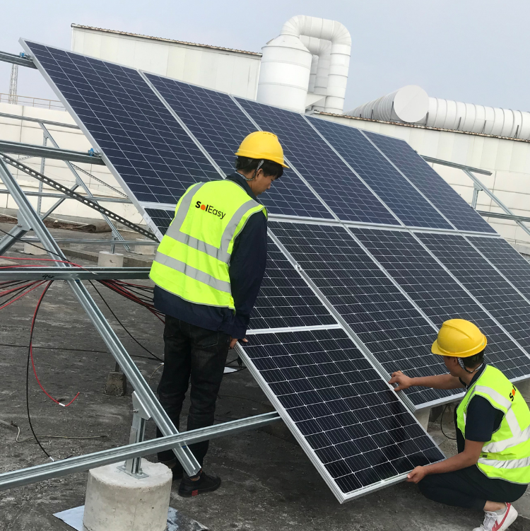 КВт монокристаллический кремний Mppt крыша солнечных панелей для дома на сетке в комплекте