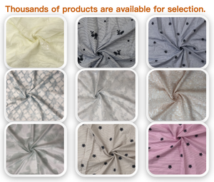 Vestido largo de mezclilla con tela brocada de cuerda bordada con cuentas tejidas, de moda, de lujo ligero, con estampado floral, accesorios <span class=keywords><strong>para</strong></span> niñas medianas - Product Image 5