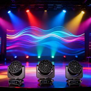 UNOXINE 19*40W RGBW LED B-Eye K15 Zoom Wash Moving Head Stage Light pour DJ, spectacles <span class=keywords><strong>de</strong></span> concert et éclairage <span class=keywords><strong>de</strong></span> lieu - Product Image 6